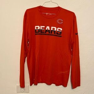 Chicago Bears Nike Long Sleeve Dri Fit